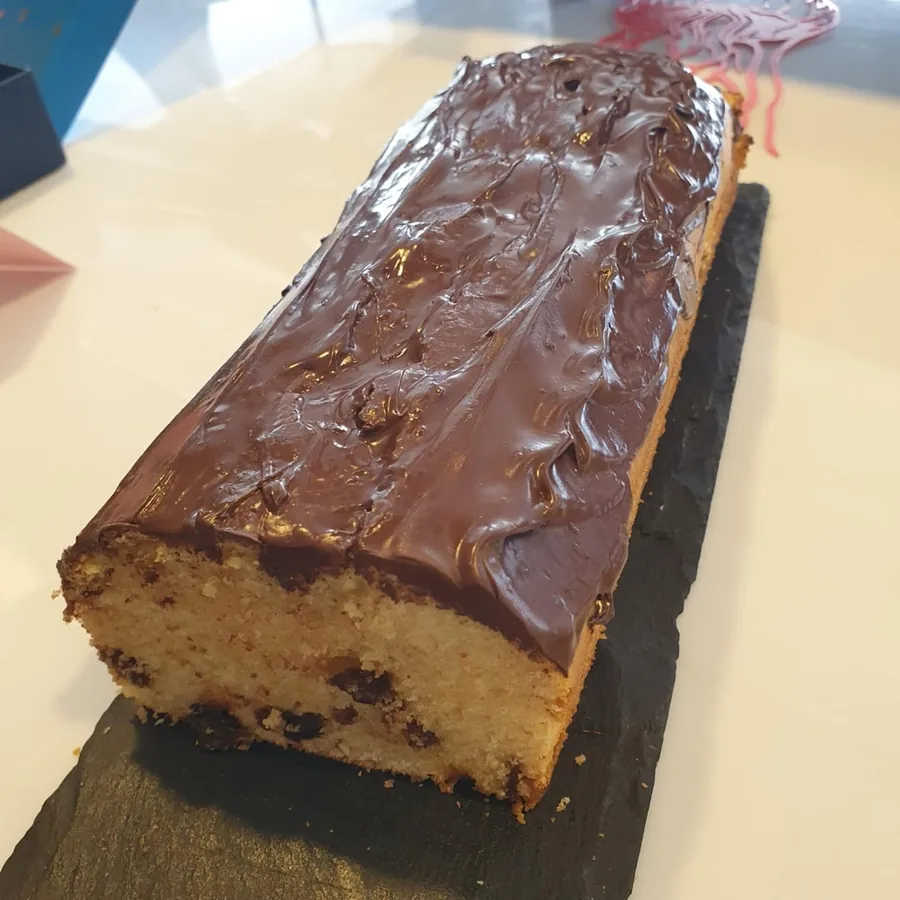 L'Aquarium, gâteau au chocolat maison glacé au chocolat